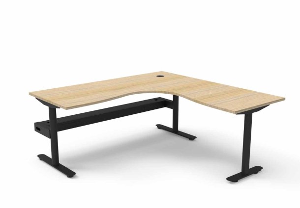 White Frame - Natural Oak Top